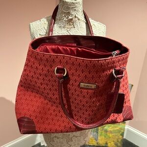 Liz Taylor & Co. vintage 80s large tote bag